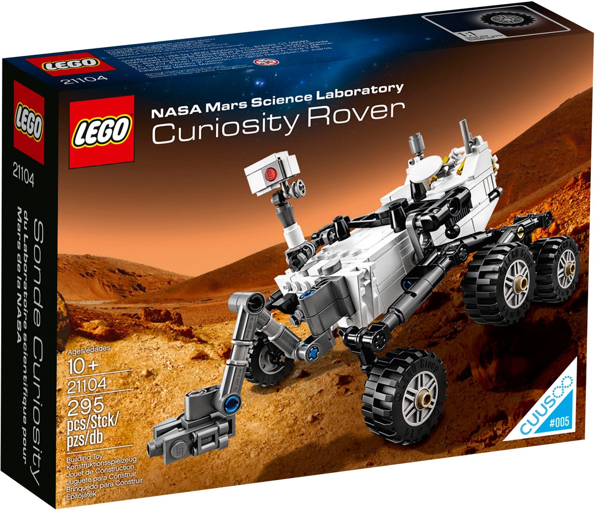 LEGO Ideas NASA Mars Science Laboratory Curiosity Rover 21104 HOLY BRICK