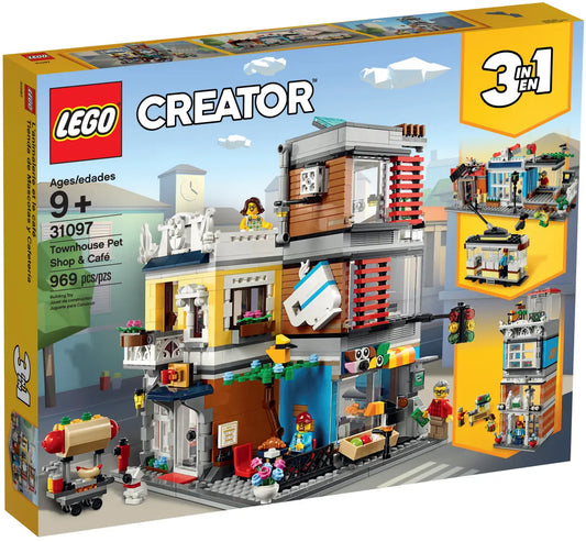 LEGO Creator Stadthaus mit Zoohandlung & Café (31097)