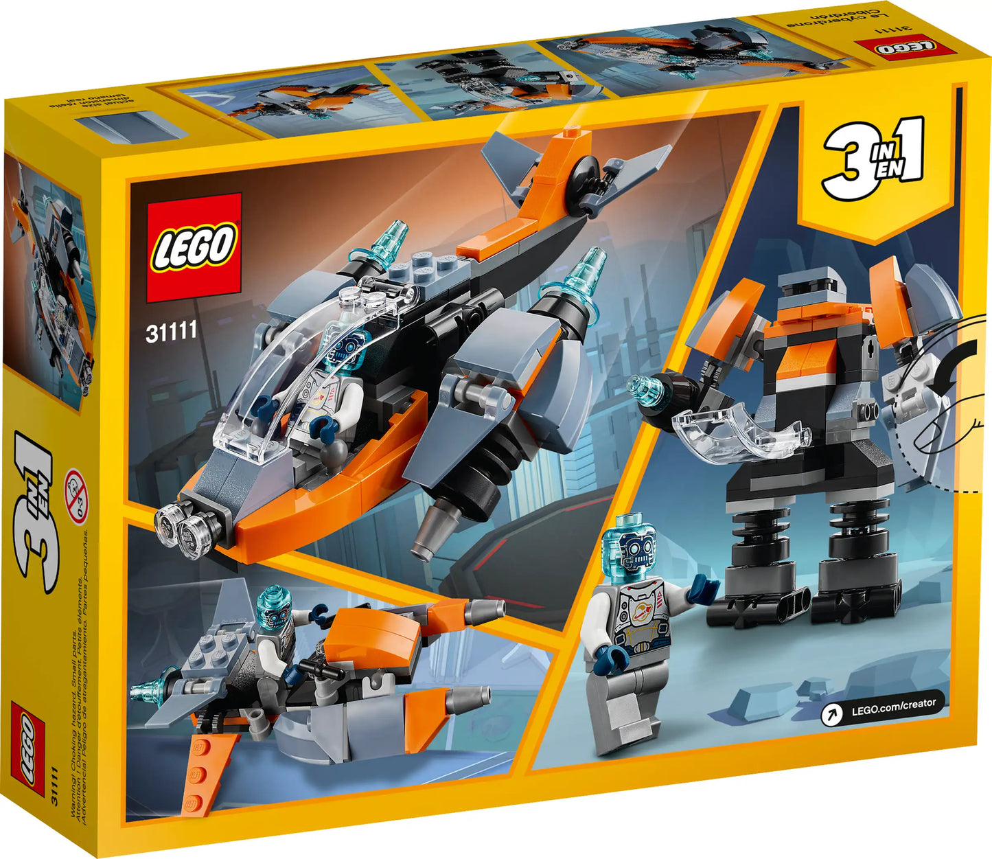 LEGO Creator Cyber-Drohne (31111)