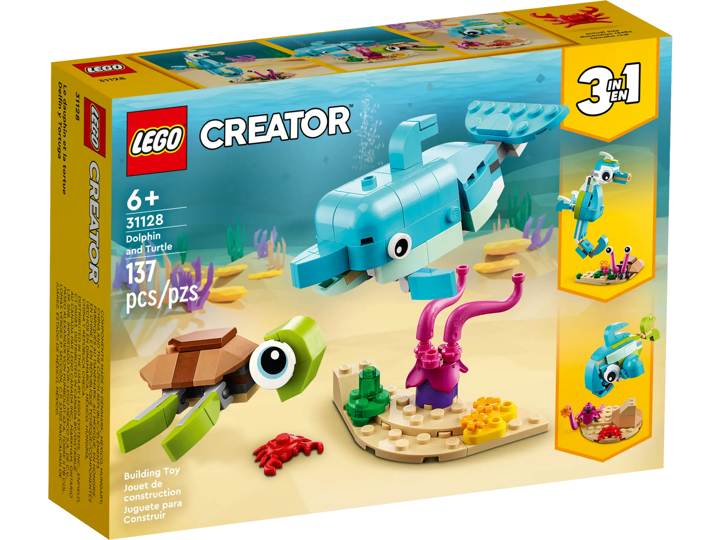 LEGO Creator Delfin und Schildkröte (31128)