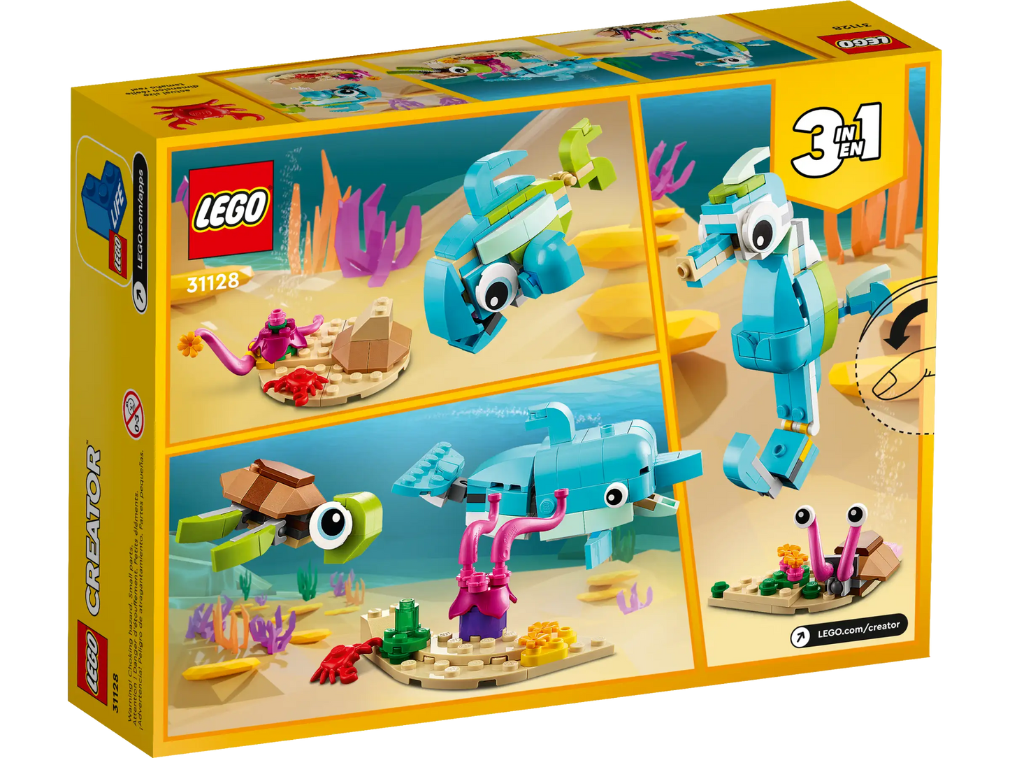 LEGO Creator Delfin und Schildkröte (31128)