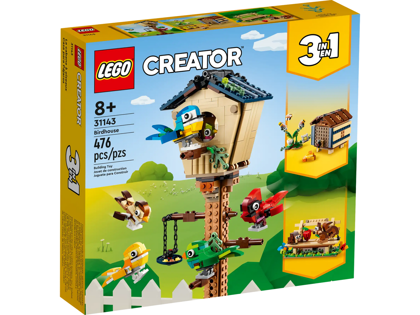 LEGO Creator 3in1 Vogelhäuschen (31143)