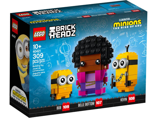 LEGO BrickHeadz Minions Belle Bottom, Kevin & Bob (40421)