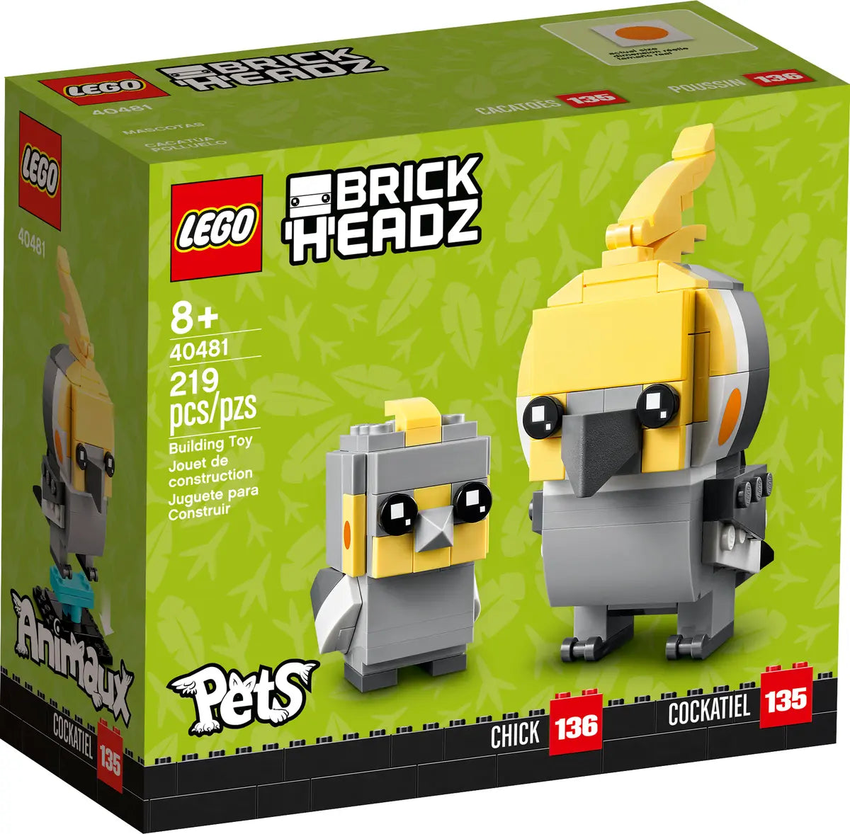 LEGO BrickHeadz Nymphensittich (40481)