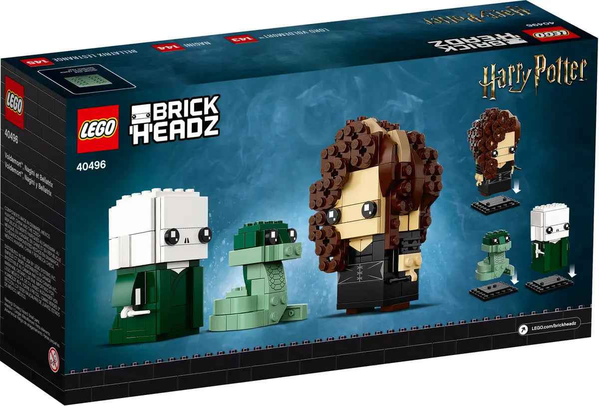 LEGO BrickHeadz Harry Potter Voldemort™, Nagini & Bellatrix (40496)