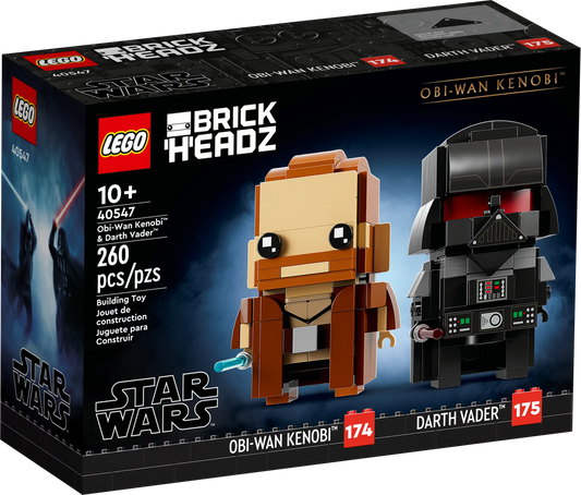 LEGO BrickHeadz Star Wars Obi-Wan Kenobi™ & Darth Vader™  (40547)