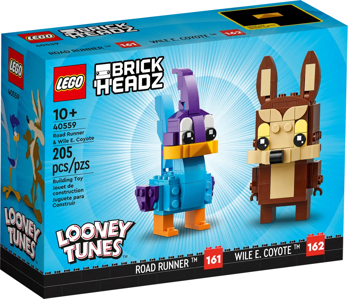 LEGO BrickHeadz Looney Tunes Road Runner & Wile E. Coyote (40559)