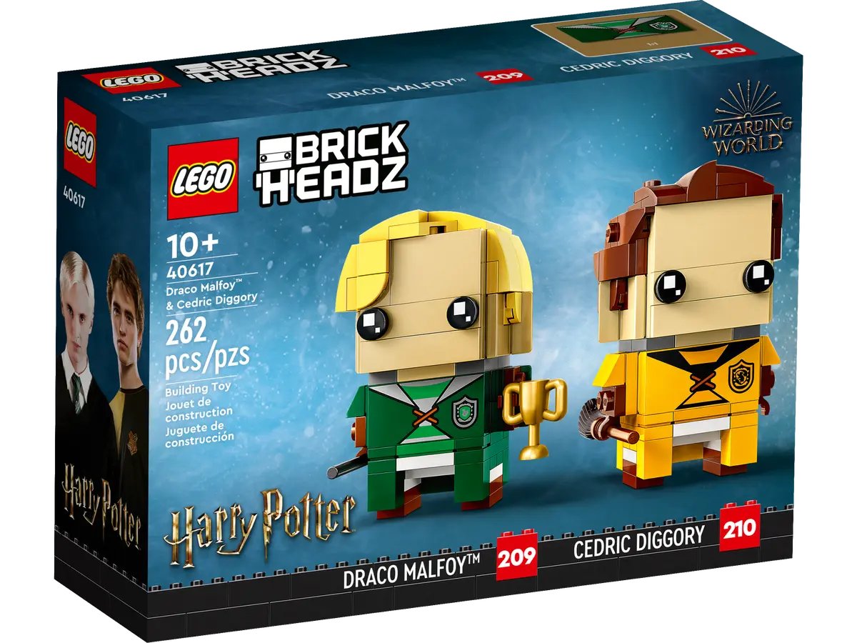 LEGO BrickHeadz Harry Potter - Draco Malfoy™ & Cedric Diggory (40617)