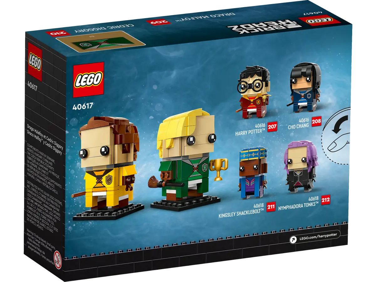 LEGO BrickHeadz Harry Potter - Draco Malfoy™ & Cedric Diggory (40617)