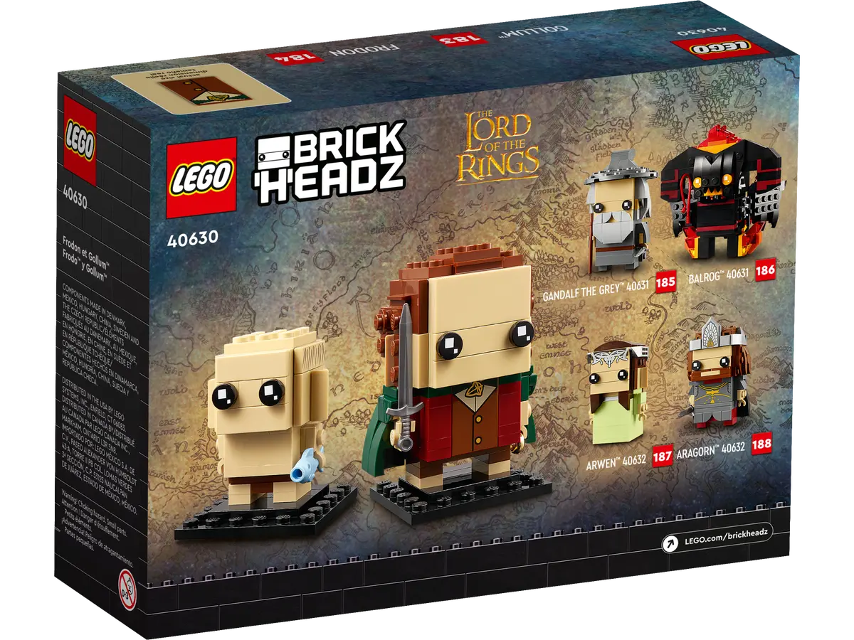 LEGO BrickHeadz Herr der Ringe Frodo™ und Gollum™ (40630)