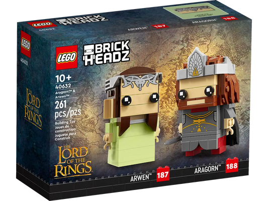 LEGO BrickHeadz Herr der Ringe Aragorn™ und Arwen™ (40632)