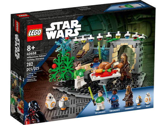 LEGO Star Wars Millennium Falcon™ – Weihnachtsdiorama (40658)