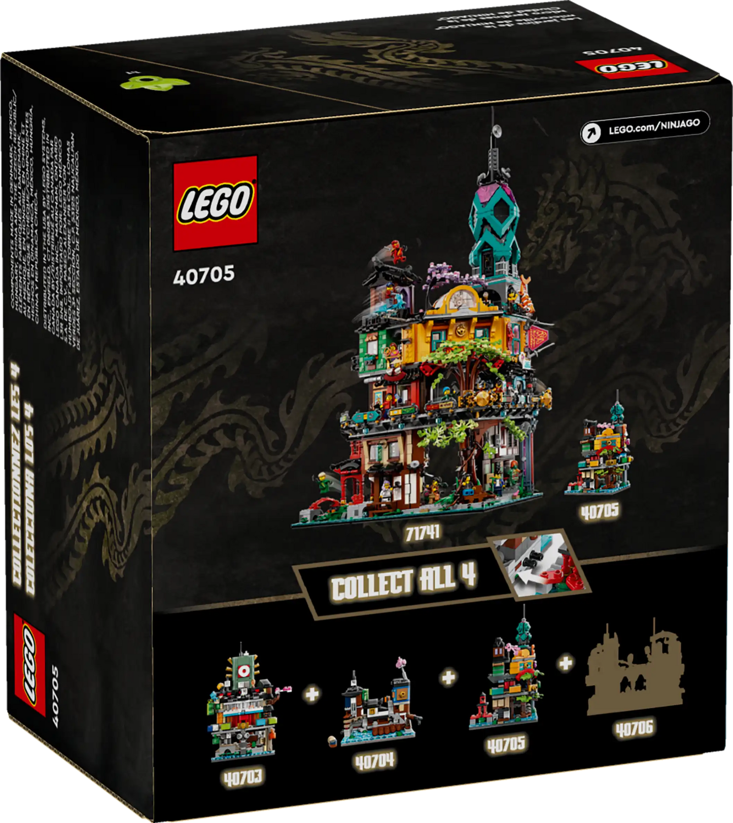 LEGO Ninjago Mikro-Modell der Gärten von Ninjago City (40705)