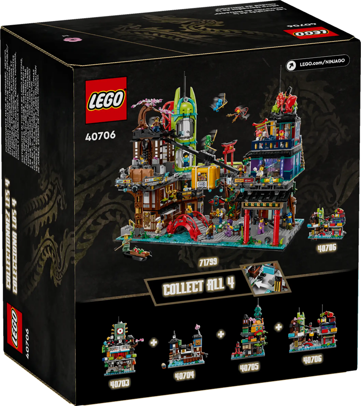 LEGO Ninjago Mikro-Modell der Märkte von Ninjago City (40706)