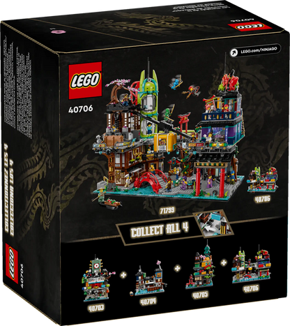 LEGO Ninjago Mikro-Modell der Märkte von Ninjago City (40706)