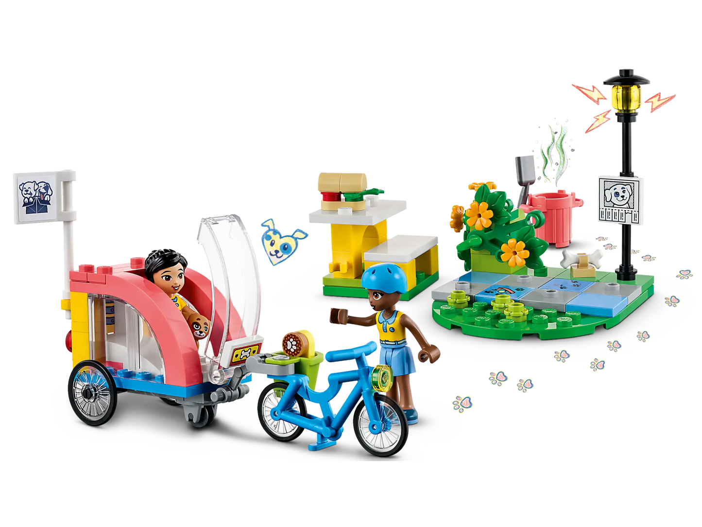 LEGO Friends Hunderettungsfahrrad (41738)