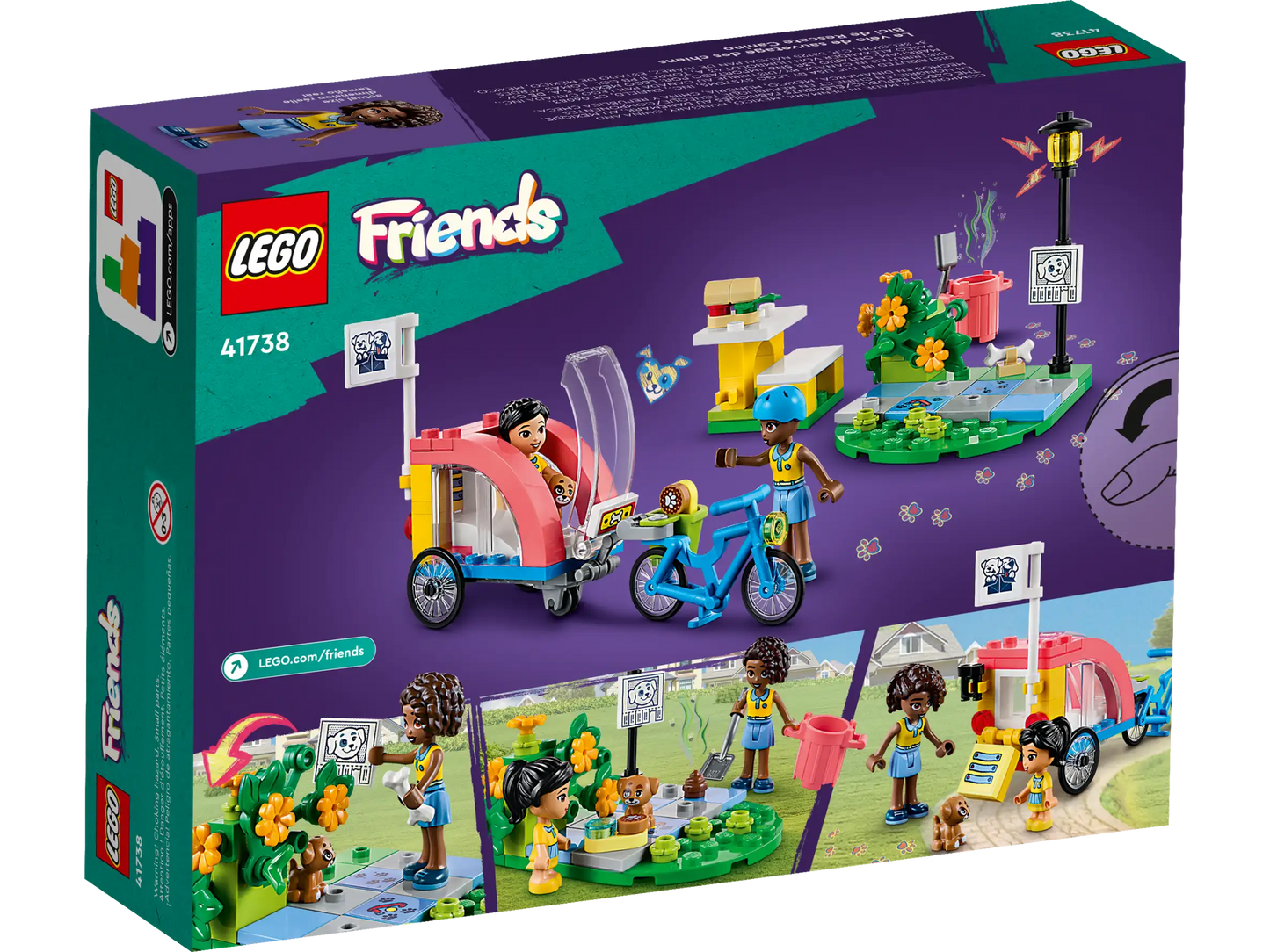 LEGO Friends Hunderettungsfahrrad (41738)