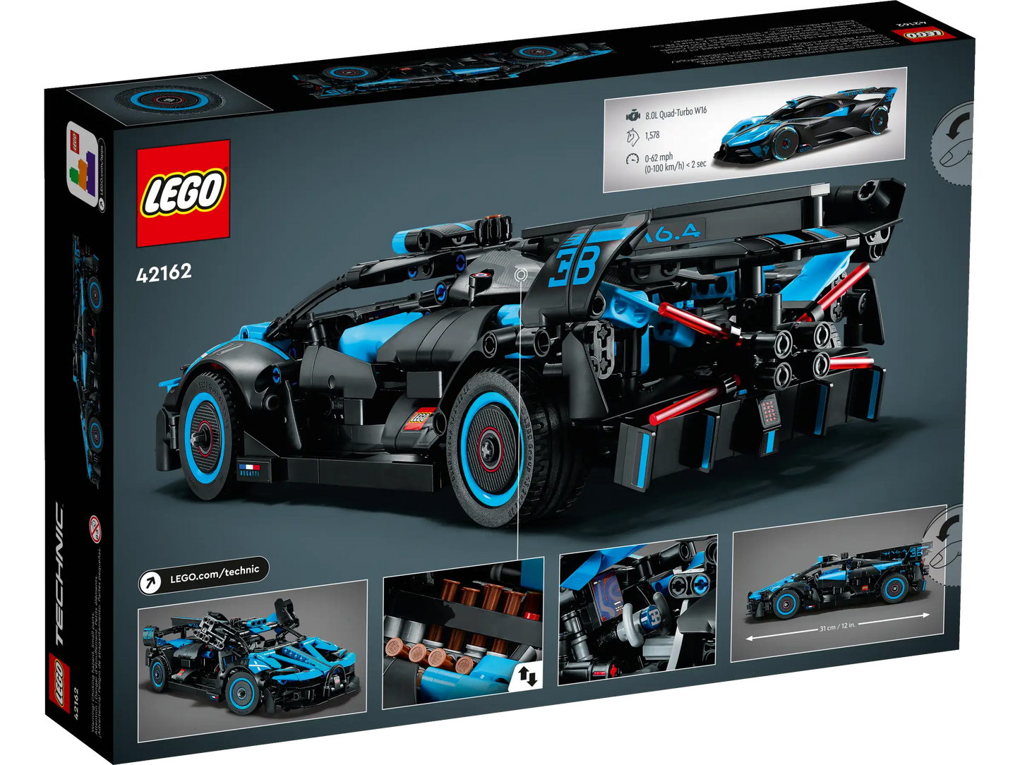 LEGO Technic Bugatti Bolide Agile Blue (42162)