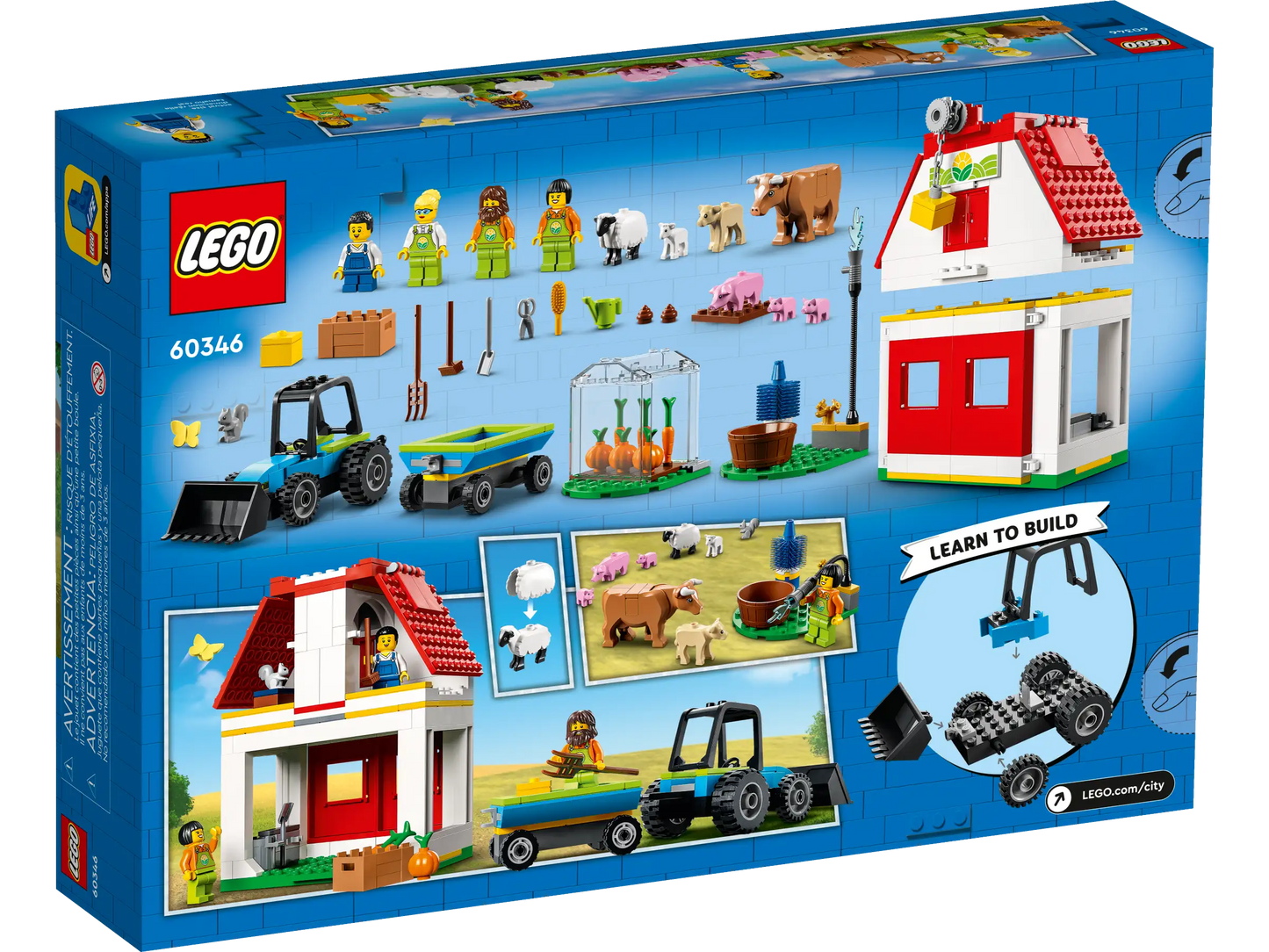 LEGO City Bauernhof mit Tieren (60346)