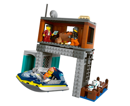 LEGO City Polizeischnellboot und Ganovenversteck (60417)