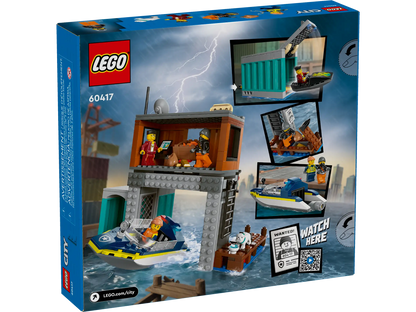 LEGO City Polizeischnellboot und Ganovenversteck (60417)