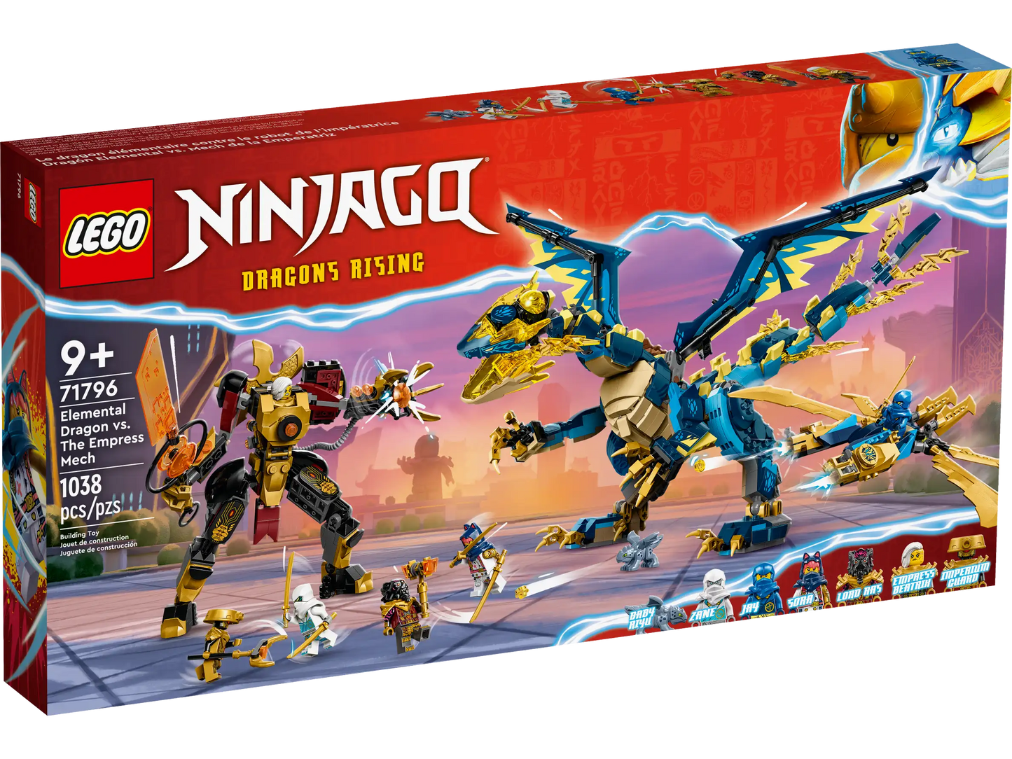 LEGO Ninjago Kaiserliches Mech-Duell gegen den Elementardrachen (71796)