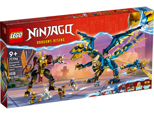 LEGO Ninjago Kaiserliches Mech-Duell gegen den Elementardrachen (71796)