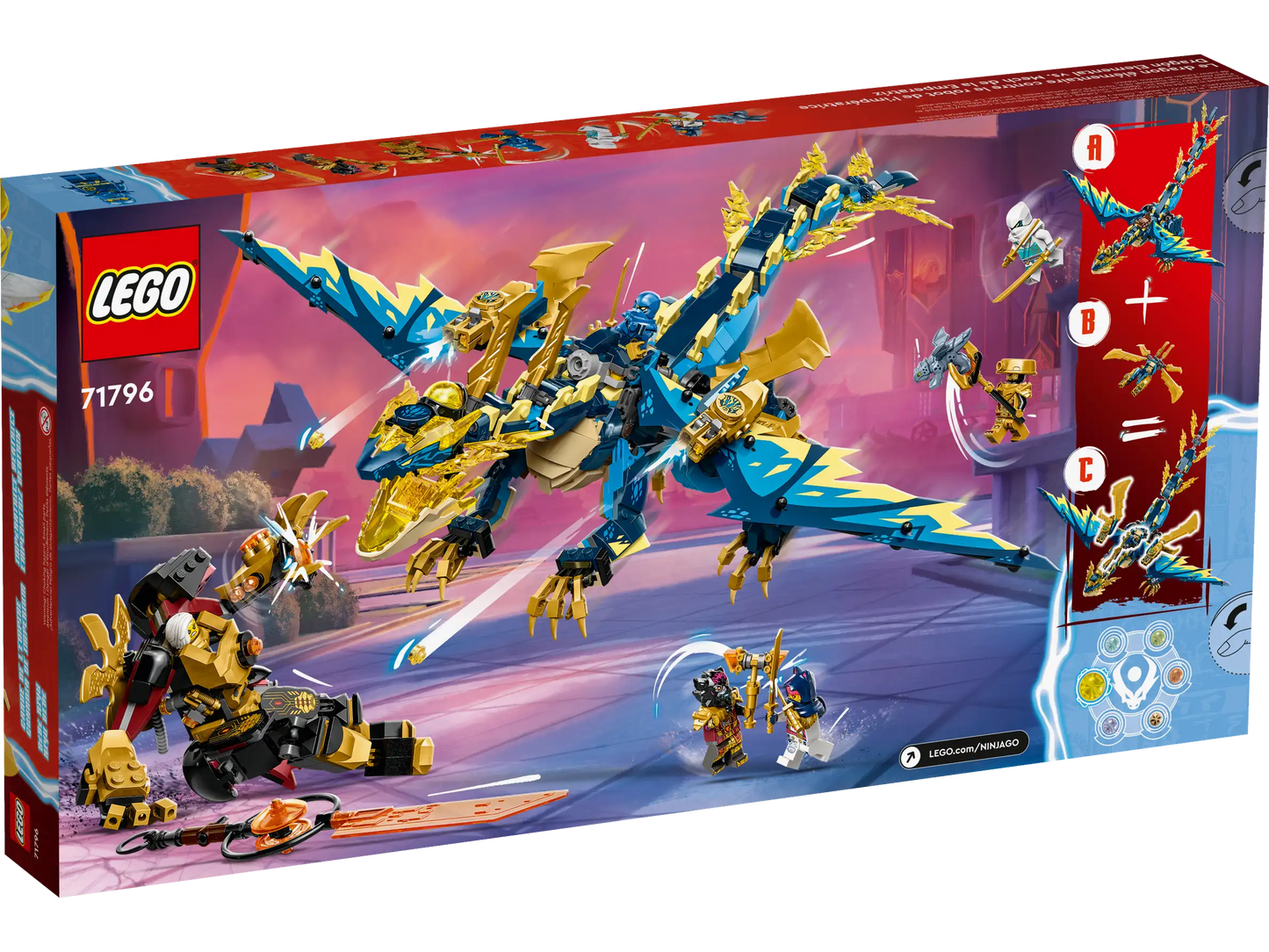 LEGO Ninjago Kaiserliches Mech-Duell gegen den Elementardrachen (71796)