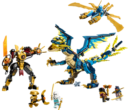 LEGO Ninjago Kaiserliches Mech-Duell gegen den Elementardrachen (71796)