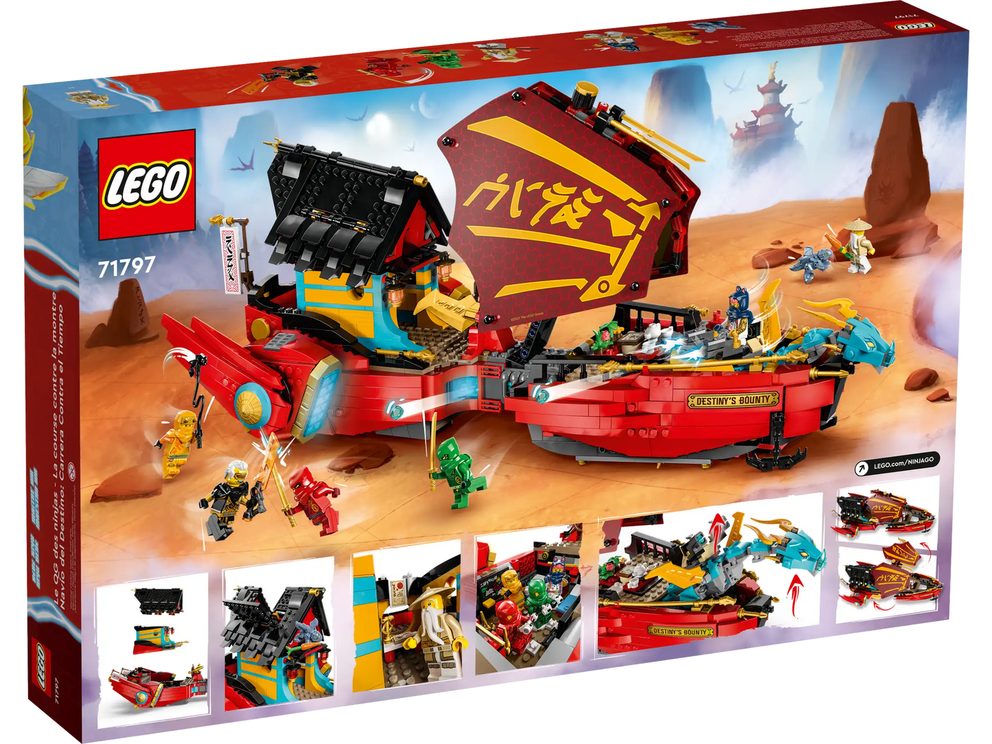 LEGO Ninjago Ninja-Flugsegler im Wettlauf mit der Zeit (71797)