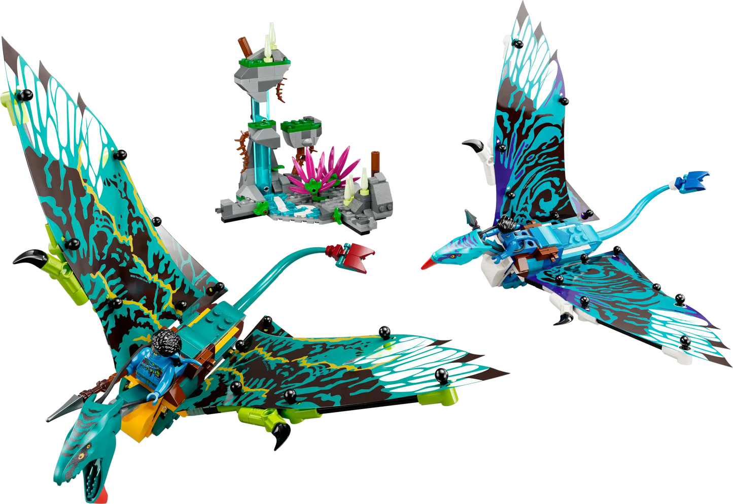 LEGO Avatar Jakes und Neytiris erster Flug auf einem Banshee (75572)