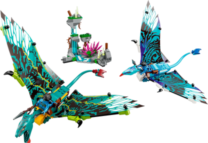 LEGO Avatar Jakes und Neytiris erster Flug auf einem Banshee (75572)