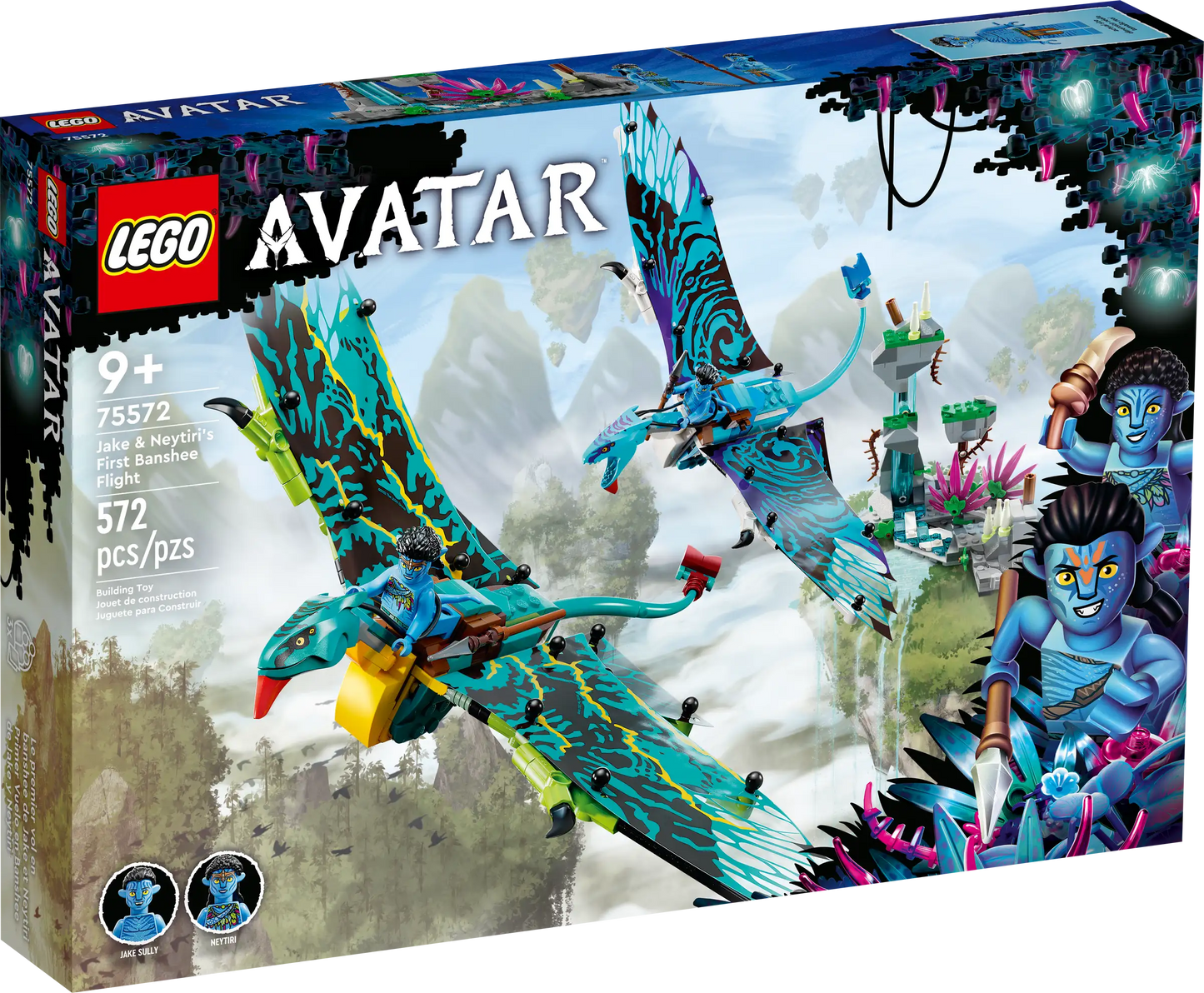 LEGO Avatar Jakes und Neytiris erster Flug auf einem Banshee (75572)