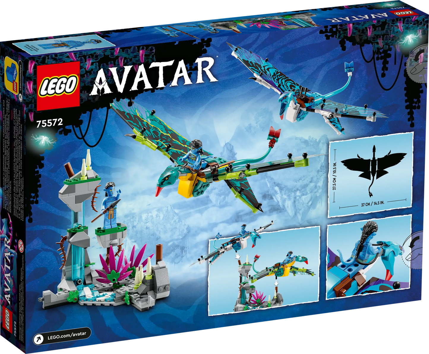 LEGO Avatar Jakes und Neytiris erster Flug auf einem Banshee (75572)