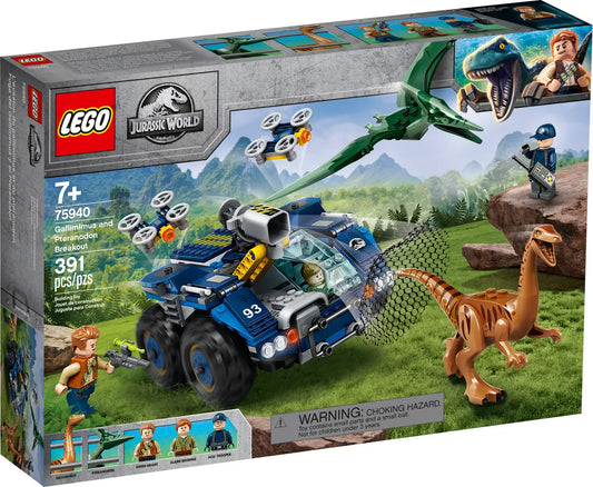 LEGO Jurassic World Ausbruch von Gallimimus und Pteranodon (75940)