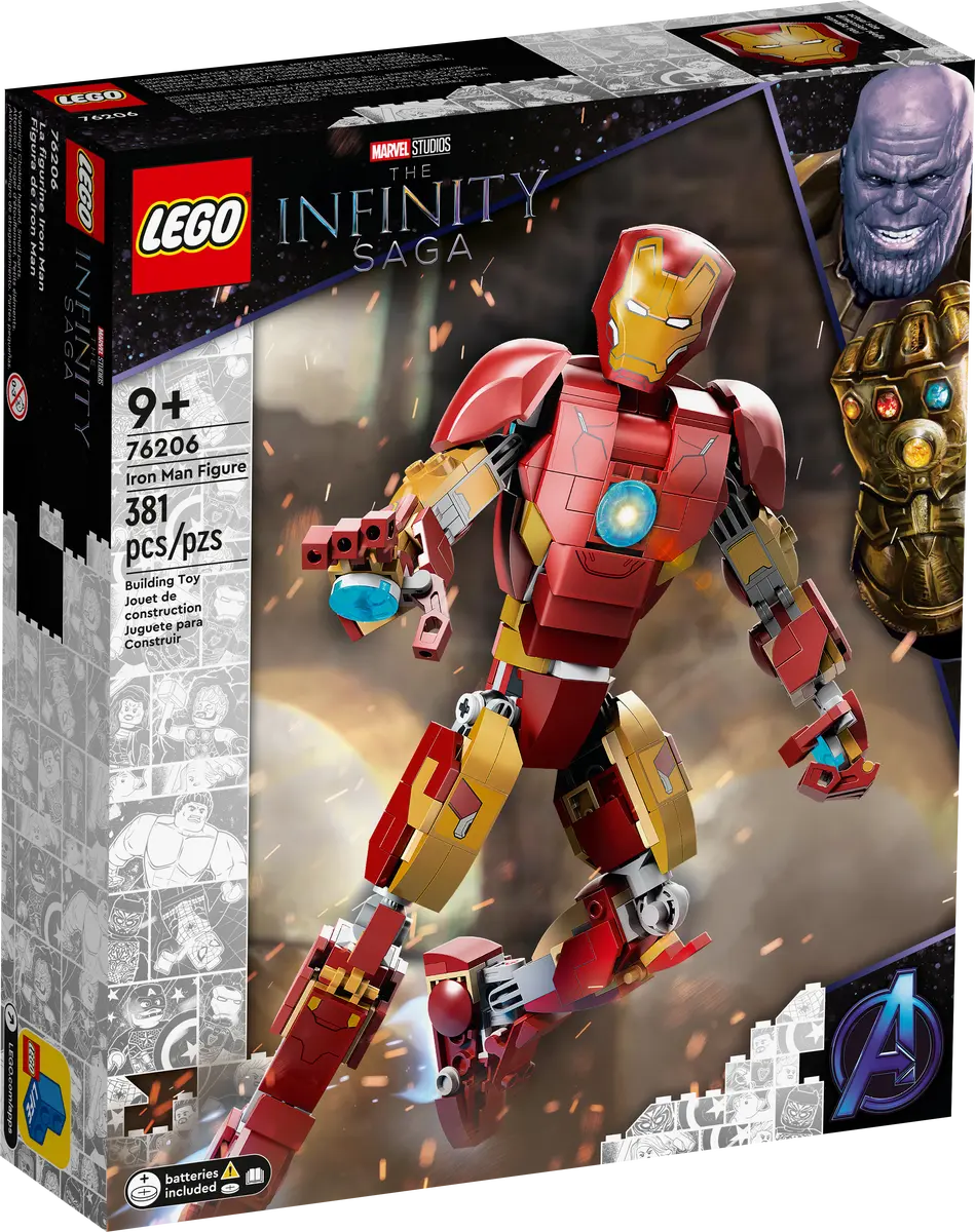 LEGO Marvel Super Heroes Iron Man Figur (76206)