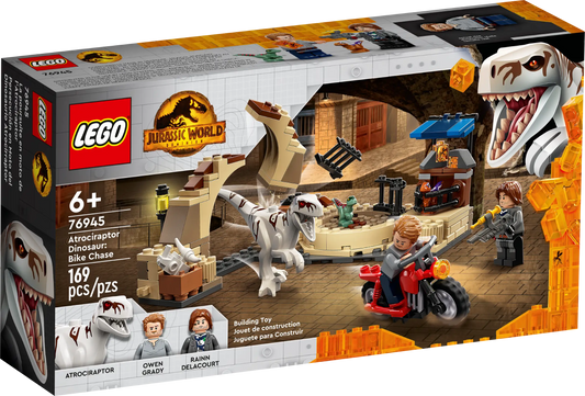 LEGO Jurassic World Atrociraptor: Motorradverfolgungsjagd (76945)